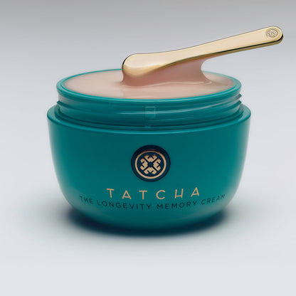Product texture shot of the Tatcha Longevity Memory Cream in the component